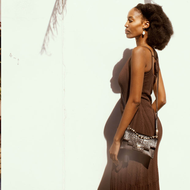 Ayana Clutch Bag In Nile
