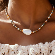 Asara Pearl and Gemstone Choker