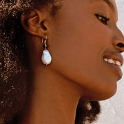 Asara Fresh Water Pearl and Gemstone Earrings