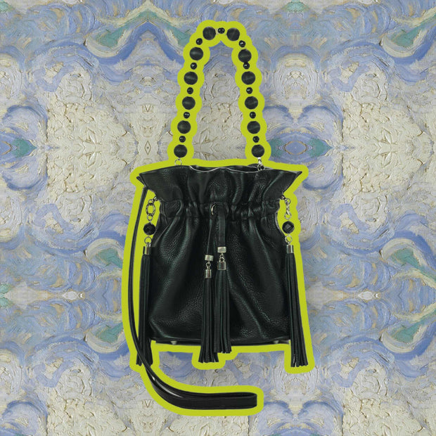 Nina Bucket Bag In Midnight