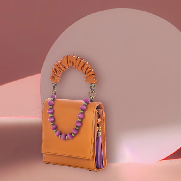 Sadé Box Bag In Tangerine