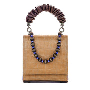Sadé Box Bag In Golden Croc