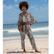 Imani Wrap Leather Belt In Beautiful Brown - Matsidiso South Africa